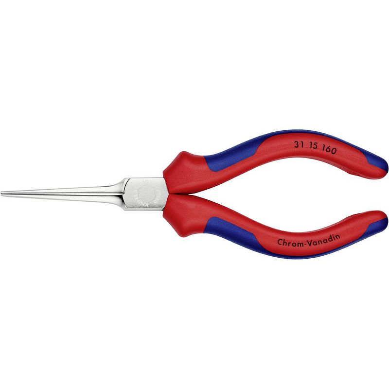 Foto van Knipex 31 15 160 elektronica en fijnmechanica naaldtang recht 160 mm