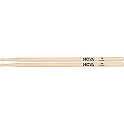 Foto van Nova by vic firth 7a hickory drumstokken met houten tip