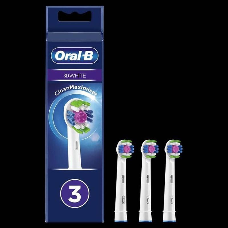 Foto van Oral-b 3d witte opzetborstel met cleanmaximiser, 3