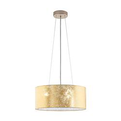 Foto van Eglo viserbella hanglamp - e27 - ø 53 cm - champagne/goud