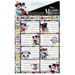 Foto van Disney etiketten minnie mouse junior papier wit 8 stuks
