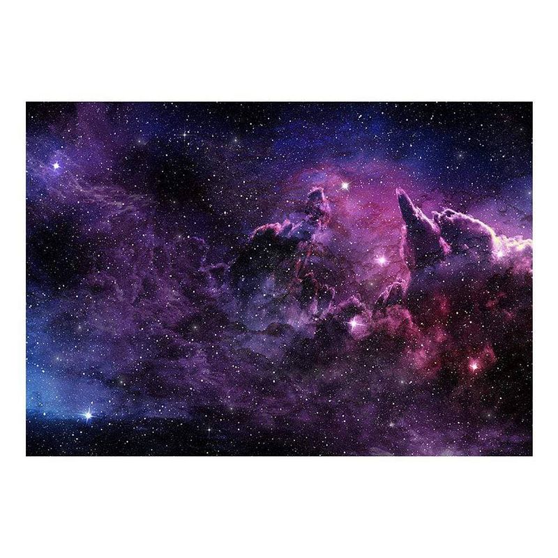 Foto van Artgeist purple nebula vlies fotobehang 100x70cm 2-banen