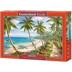 Foto van Castorland puzzel pathway to paradise karton 68 cm 1000 stukjes