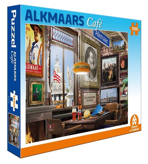 Foto van Alkmaars café puzzel 1000 stukjes