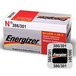Foto van Energizer silver oxide knoopcel batterij301/386 forniturenpack