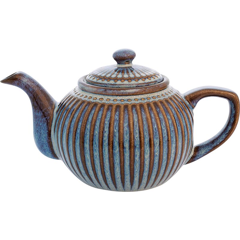 Foto van Greengate theepot alice oyster blauw (1 liter)