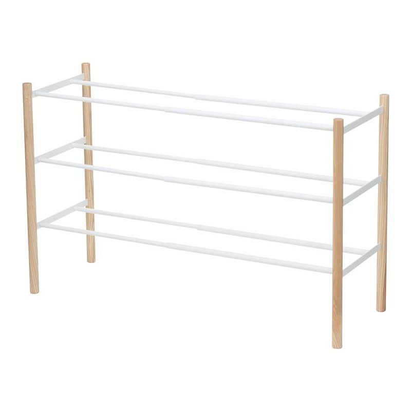 Foto van Yamazaki - expand. shoe rack - plain - white