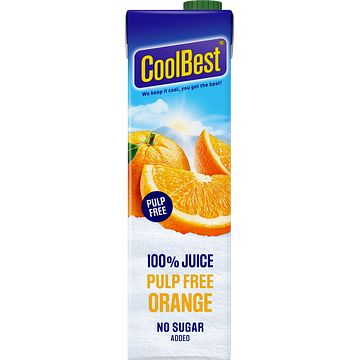 Foto van Coolbest premium orange pulp free 1l bij jumbo