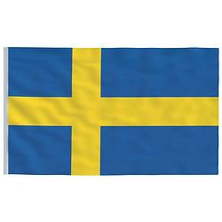 Foto van Vidaxl vlag zweden 90x150 cm