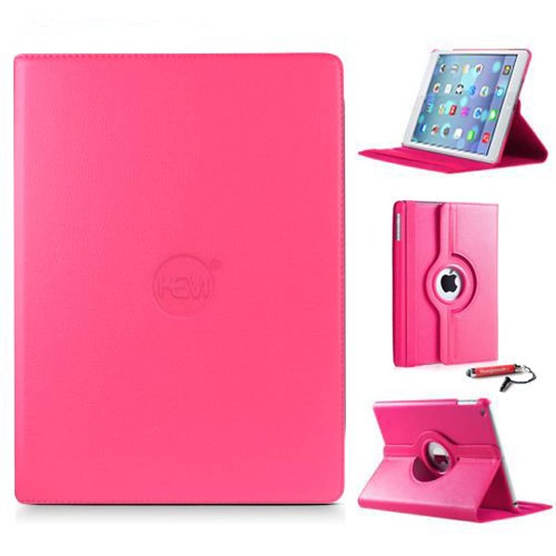 Foto van Ipad 9.7 2017 hoes hem hard roze hoesjes apple ipad 9.7 2017 hard roze - ipad hoes, tablethoes