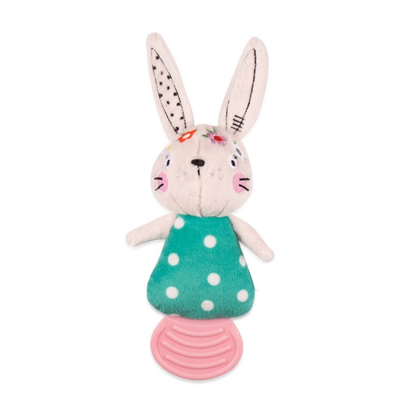 Foto van Lemon ribbon bunny bijtknuffeltje