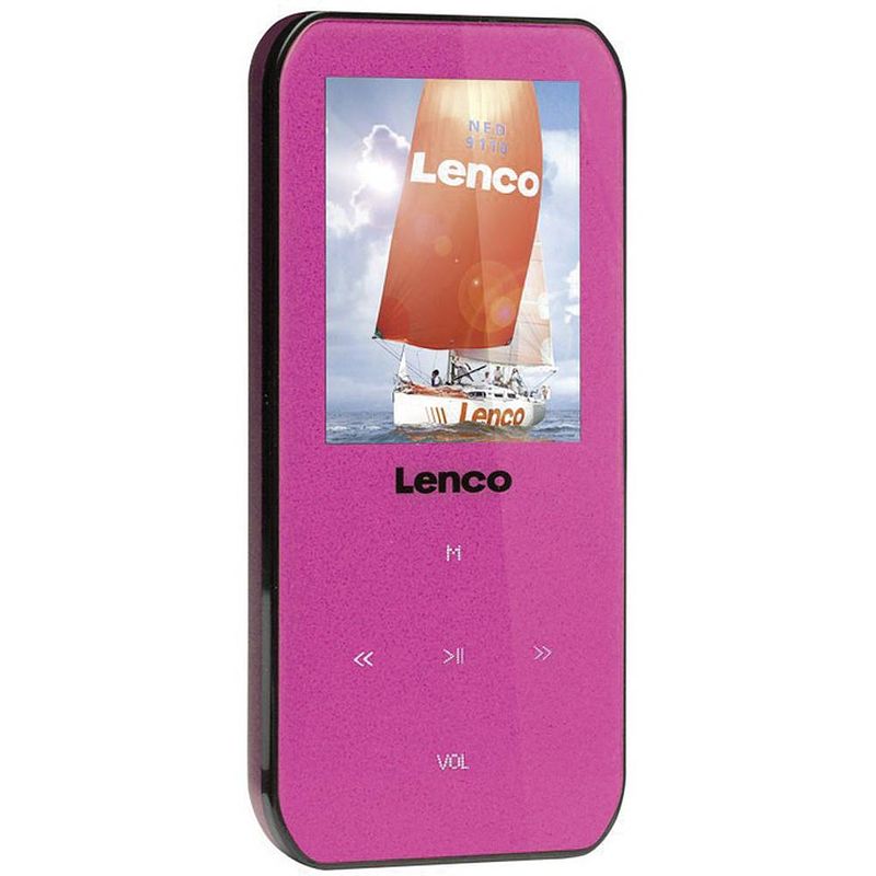 Foto van Lenco xemio-655 mp3-speler, mp4-speler 4 gb pink spraakopname