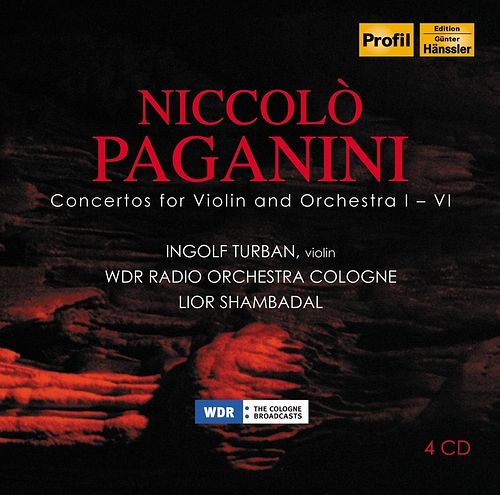 Foto van Paganini: concertos for violin and orchestra i -vi - cd (0881488140101)