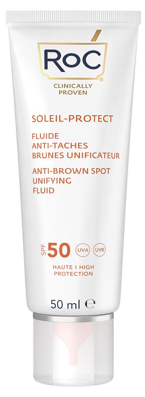 Foto van Roc soleil-protect anti-brown spot unifying fluid spf50