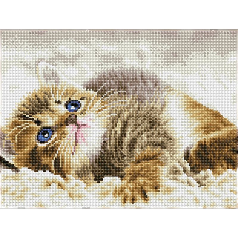 Foto van Diamond dotz baby pie diamond painting, 17.595 dotz, 41x31 cm