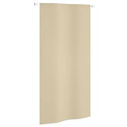 Foto van Vidaxl balkonscherm 120x240 cm oxford stof beige