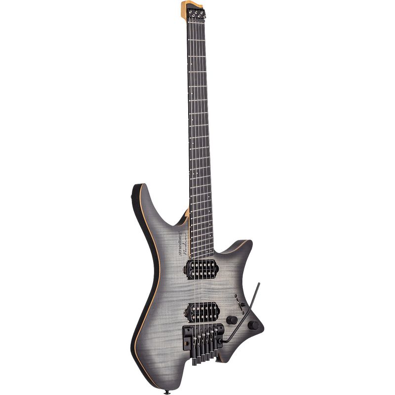 Foto van Strandberg boden prog nx 6 charcoal black multiscale elektrische gitaar met gigbag