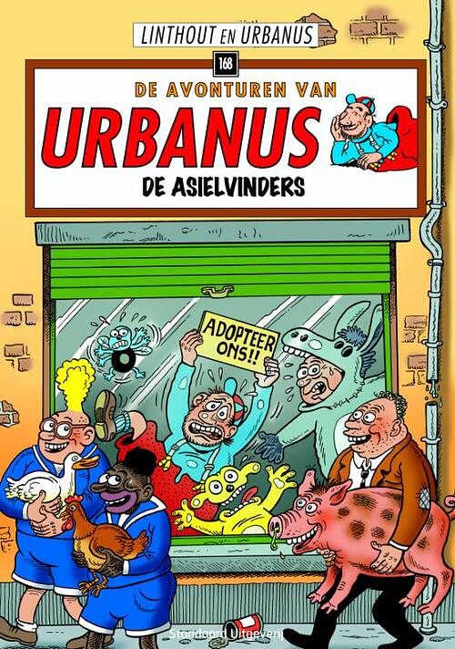 Foto van Urbanus 168 - de asielvinders - linthout, urbanus - paperback (9789002258145)