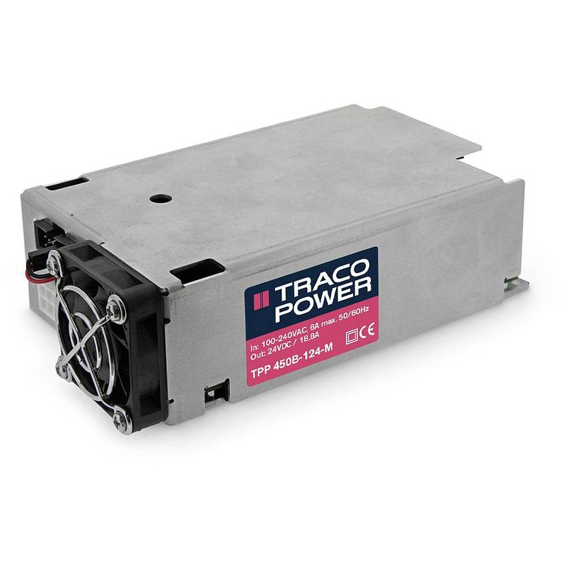 Foto van Tracopower tpp 450-124b-m ac/dc inbouwnetvoeding 18750 ma 450 w 24 v/dc