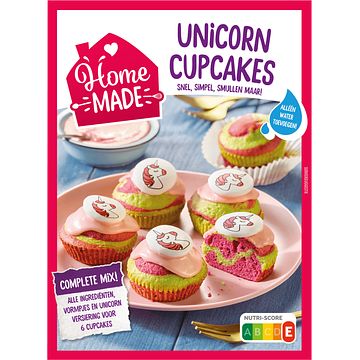 Foto van Homemade complete mix voor unicorn cupcakes 260g bij jumbo