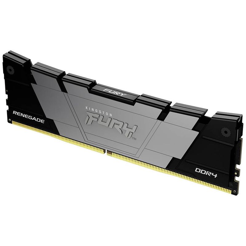 Foto van Kingston fury renegade werkgeheugenmodule voor pc ddr4 16 gb 1 x 16 gb non-ecc 3200 mhz 288-pins dimm cl16 kf432c16rb12/16