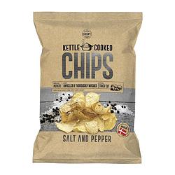 Foto van Kettle chips - zeezout en peper - 150 gram