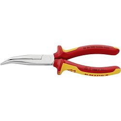 Foto van Knipex 26 26 200 sb platte rondbektang 200 mm