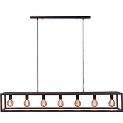 Foto van Sense's living hanglamp jazz e27 40w 168 x 25 cm staal zwart