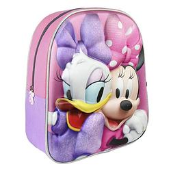 Foto van Disney minnie mouse/katrien duck schooltasje tas voor kinderen - rugzak - kind