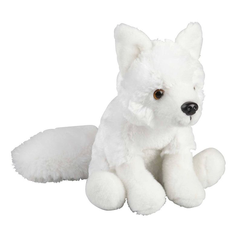 Foto van Pluche knuffel dieren artic wolf 18 cm - knuffeldier