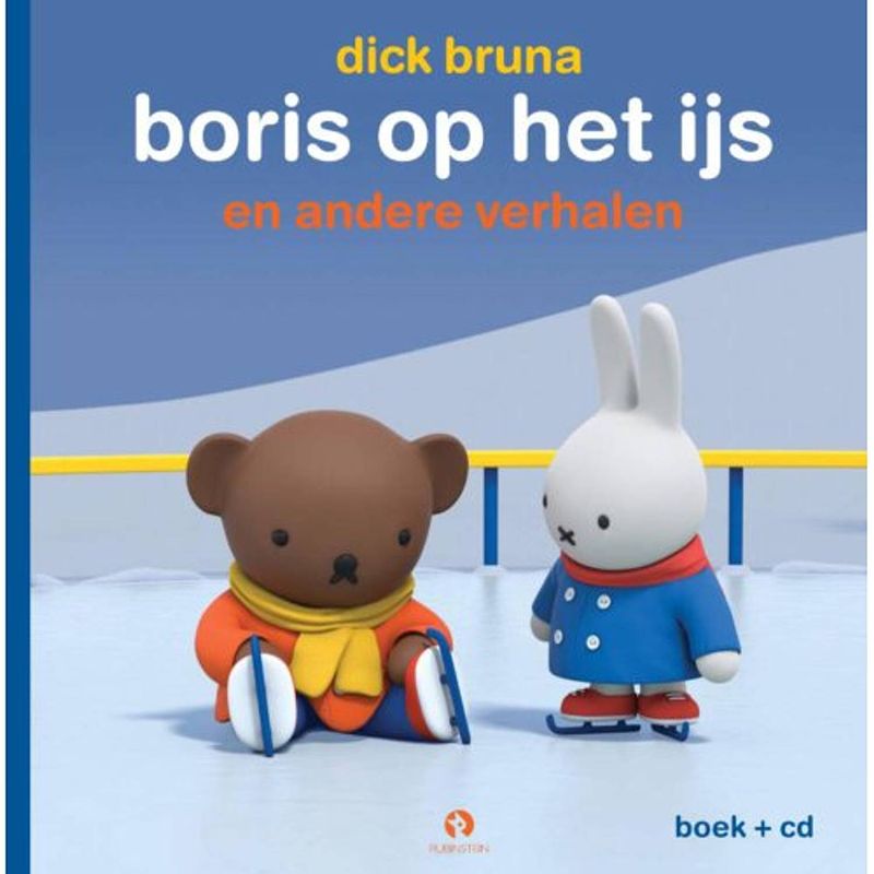 Foto van Boris op het ijs - nijntjes avonturen groot en