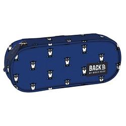 Foto van Backup etui uilen jongens 22 cm polyester blauw