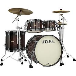 Foto van Tama ma42tzbns-dmb starclassic maple dark mocha burst 4d. shellset zwart vernikkelde hardware