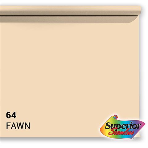 Foto van Superior achtergrondpapier 64 fawn 1,35 x 11m