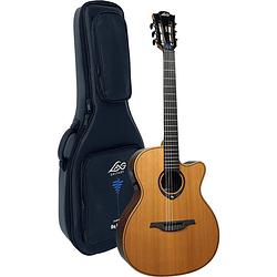 Foto van Lag guitars tramontane hyvibe 15 tnhv15ace e/a klassieke gitaar met ingebouwd multi-effect en bluetooth