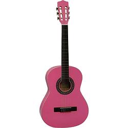 Foto van Gomez gitaar classic 6 snaren 87 cm roze