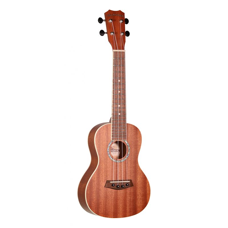 Foto van Islander mcb-4 concert ukelele mahonie - witte binding