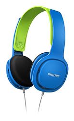 Foto van Philips shk2000bl kids hoofdtelefoon blauw