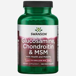 Foto van Glucosamine chondroitine & msm mini tabs