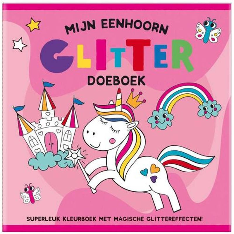 Foto van Mijn eenhoorn glitter doeboek - (set van 4)