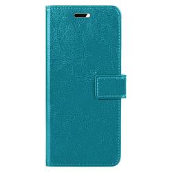 Foto van Basey oneplus nord 2t hoesje bookcase hoes flip case book cover - oneplus nord 2t hoes book case hoesje - turquoise