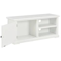 Foto van The living store tv-meubel x-s - 90x30x40cm - wit