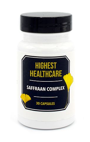 Foto van Highest healthcare saffraan complex capsules