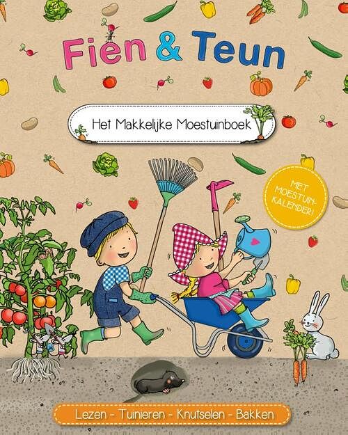 Foto van Fien & teun - het makkelijke moestuinboek - van hoorne - hardcover (9789493236530)