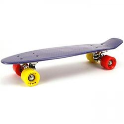 Foto van Alert skateboard 55cm, abec 7 blauw