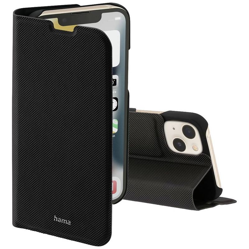 Foto van Hama slim pro booklet apple iphone 14 zwart