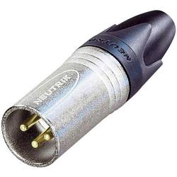 Foto van Neutrik nc3mxx-emc xlr-connector stekker, recht aantal polen: 3 zilver 1 stuk(s)