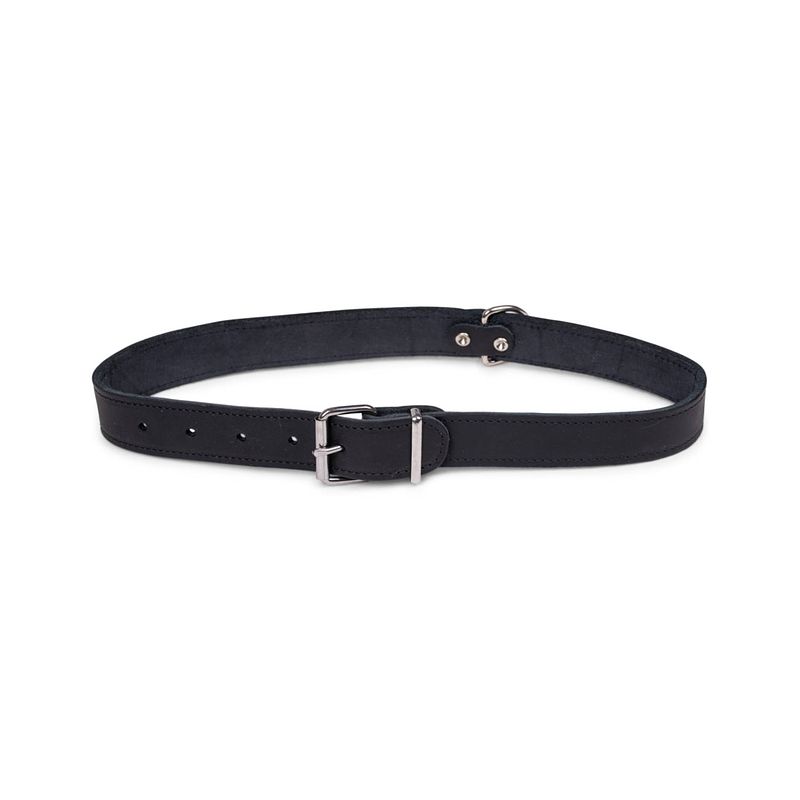 Foto van Dierenbenodigdheden vadigran halsband hond geolied leder zwart 70cmx30mm xxl