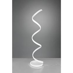 Foto van Moderne vloerlamp yara - metaal - wit