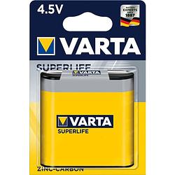 Foto van Varta batterij superlife 3r12 4,5v zink-carbon